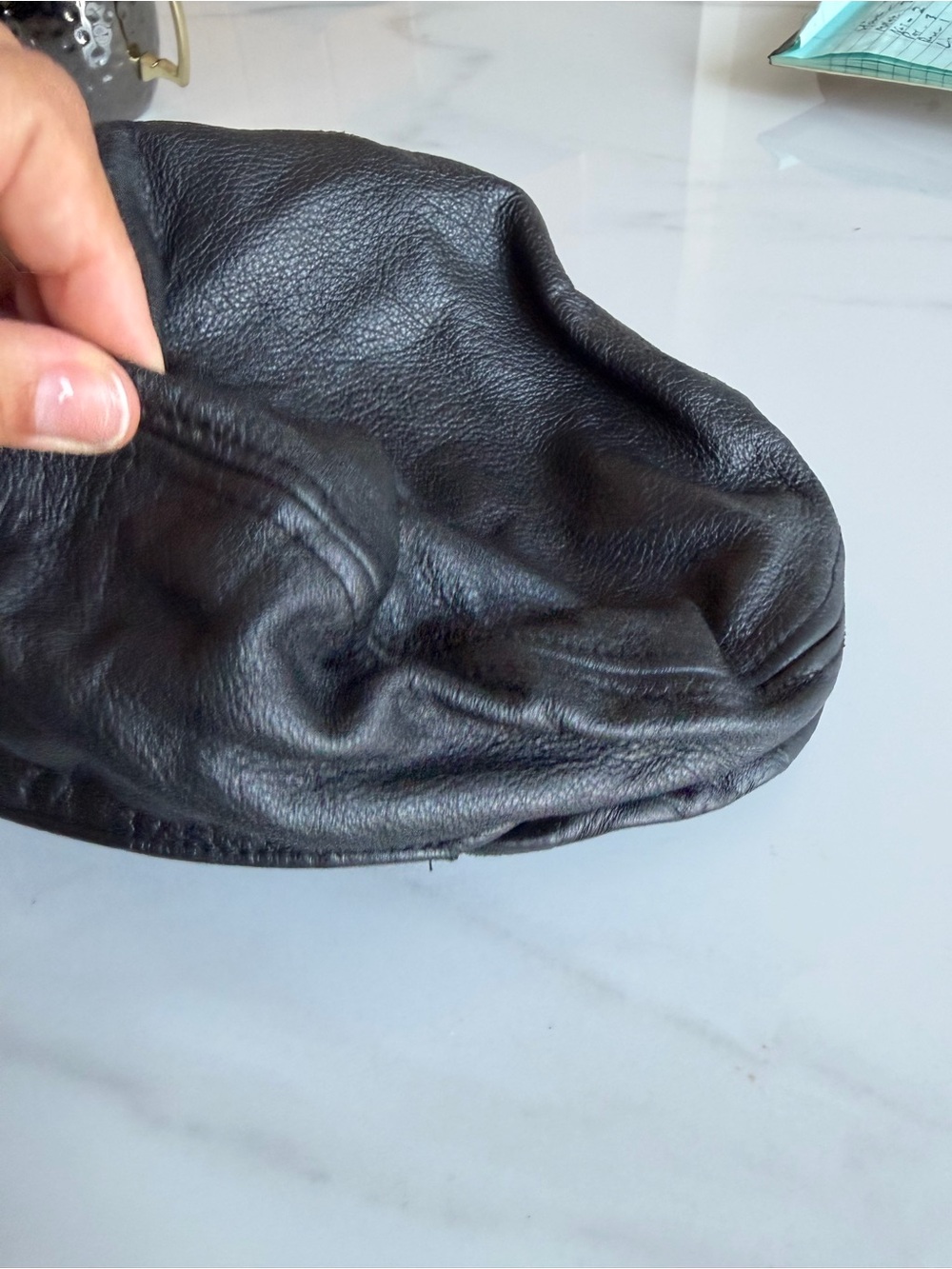 Vintage Harley-Davidson Black Leather Beret Embroidered Biker Hat Unisex - Picture 8 of 14